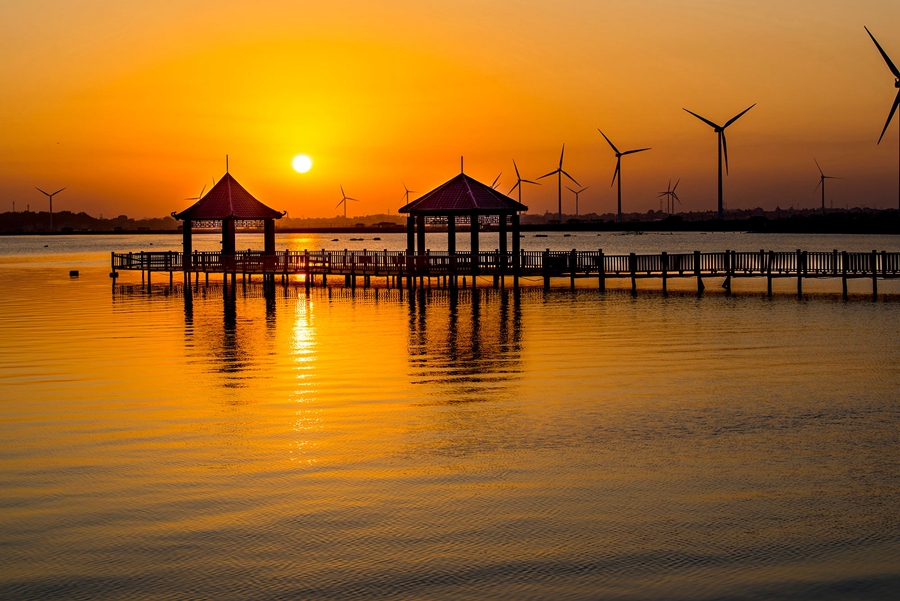 后海漁村。肖征宇攝