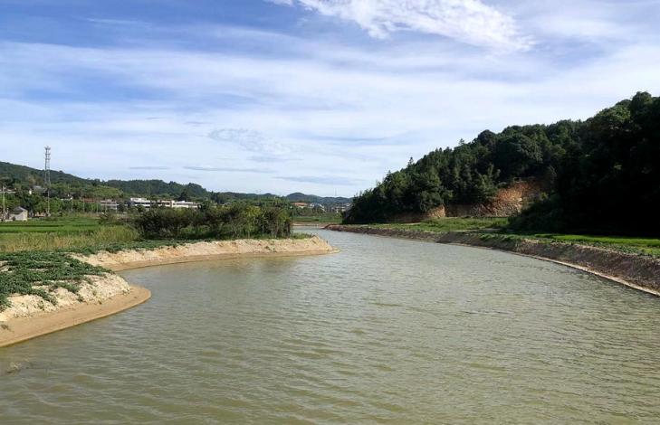 連江縣財溪上游段安全生態(tài)水系建設項目。福州市水利局供圖